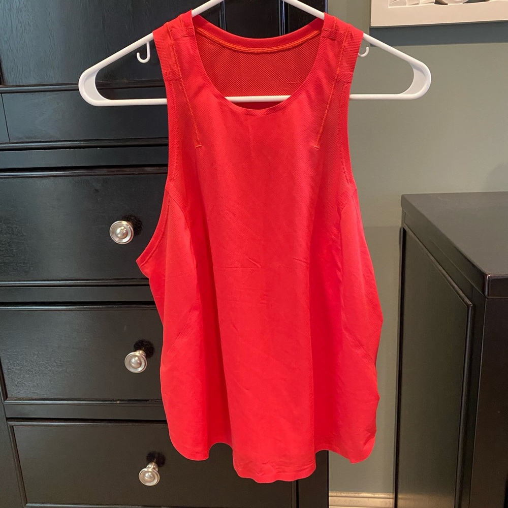 Lululemon Women's Red Sleeveless Top